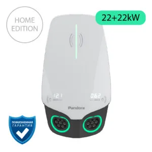 Pandora Wall-E DUO Home Edition AC 22+22 кВт зарядная станция Pandora 22 + 22 кВт AC